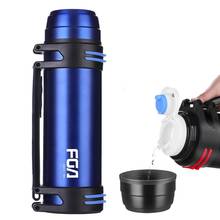 2.2L Stainless Steel Insulated Thermos Bottle Travel Coffee Mugs Thermal Vaccum Water Bottle Thermal Mug 2024 - buy cheap