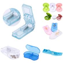 1PCS Portable Pill Splitters Pill Box Mini Smal Pill Cutter Splitter Divide Storage Case Medicine Cut Compartment Box Holder 2024 - buy cheap