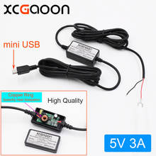 XCGaoon Car Charger DC Converter Module 12V 24V To 5V 3A with mini USB Cable ( Straight ) Low Voltage Protection Length 3.1m 2024 - buy cheap