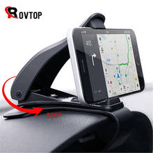 Автомобильный держатель Rovtop для телефона, подставка-держатель для сотового телефона в автомобиле, GPS-дисплей, кронштейн для приборной панели для iphone, Xiaomi, Samsung, Huawei 2024 - купить недорого