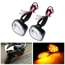 2 PCS Universal Motorcycle LED Turn Signal Light Waterproof Amber Color Indicator Flash Bike Lamp For Yamaha YZF R1 R6 FZ1 FZ6 2024 - buy cheap