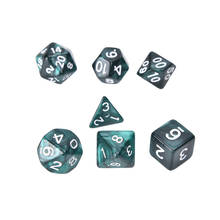 7Pcs D10 Multi-Sided Gem Dice Die for RPG Dungeons & Dragons DND D&D Games Set Wholesale 2024 - buy cheap