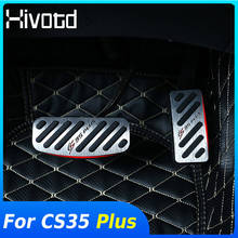 Hivotd-cubierta de Pedal de freno de acelerador, embellecedor Interior de coche, piezas de modificación para Changan CS35 Plus 2018 2019 2020 2024 - compra barato