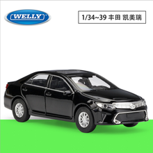 Welly1: 36 carro de liga toyota camry, modelo de carro de simulação de força de retorno, brinquedo para crianças, presente de aniversário e natal 2024 - compre barato