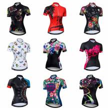 Weimostar Black Cycling Jersey Women's Short Sleeve Bicycle Cycling Clothing Breathable Road Bike Jersey Shirt Cycle Wear 2024 - buy cheap