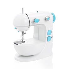 Sewing Machine Model308  Mini Manual Portable Assistant New Home Electric Desktop Thick Lockable Button DIY Clothes 2024 - buy cheap