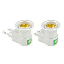 E27 LED Light Lamp Base Bulb Socket to EU/US Type Plug Adapter Converter With ON/OFF Button for LED Lamp 2024 - buy cheap