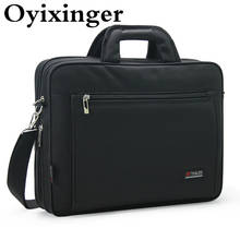 OYIXINGER-maletín para hombre, bolsas de hombro de negocios para portátil de 15,6 pulgadas, bolsa Oxford impermeable de alta calidad, gran capacidad 2024 - compra barato