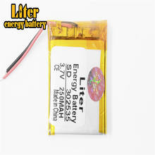 3.7V 250mAH 302535 polymer lithium ion / Li-ion battery for toy,smart watch;GPS,mp3,mp4,cell phone,speaker 2024 - buy cheap