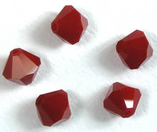 720 unids/lote de cuentas de cristal bicono de 4mm, color rojo Coral, Chino de alta calidad, envío gratis 2024 - compra barato