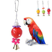 Красочная птица игрушка попугай качели клетка игрушки для попугая Cockatiel Budgie Lovebird 2024 - купить недорого