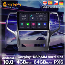 Radio con GPS para coche, reproductor Multimedia con Android 10, PX6, 2 DIN, DVD, para Jeep Grand Cherokee 2008-2013 2024 - compra barato