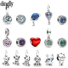 Dinglly Fashion Red Heart Beads Star Exquisite Animal Dangle Charm Fit Original Bracelet Diy Children Jewelry Accessories Beaded 2024 - buy cheap