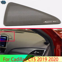 Para Cadillac CT5 2019 2020 accesorios de coche panel frontal de acero inoxidable modificación de la cubierta del cuerno medio 2024 - compra barato