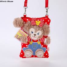 Disney Cartoon Duffy Bear Plush Pocket Bag Cross-Body Bag Kawaii  Cat Small Bear Cultural Creative Backpack 2024 - buy cheap