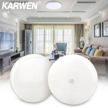 KARWEN Surface Mounted PIR Motion Sensor LED Ceiling Light 8W 18W Modern Ceiling Lights 85-265V Cold white for Home Hallway Gate 2024 - buy cheap