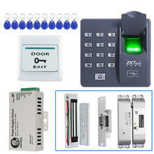 125KHz RFID Fingerprint Attendance Access Control System Biometric Door Set Electronic Magnetic Lock-X6 2024 - buy cheap