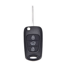 3 Button Flip Key Shell for KIA Rondo Sportage Soul Rio Remote Case Replace fit 2024 - buy cheap