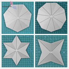 InLoveArts Geometric Craft Metal Cutting Dies Cut Mold Star Decoration Scrapbook Paper Craft Knife Mould Blade Punch Stencil DIY 2024 - buy cheap