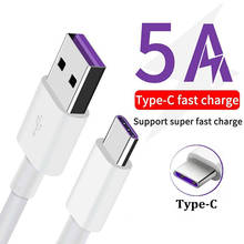 Cable de carga USB Tipo C 5A para móvil, Cable de carga para Samsung S10, Note 10, S20 Plus, S9, Huawei P 30, Mate 30 Pro, Honor 10, Cabo Tipo c 2024 - compra barato