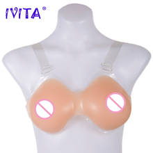 IVITA-pechos artificiales de silicona para travestis, formas de pechos falsos realistas, con forma de gota de agua, para transexuales Drag Queen 2024 - compra barato