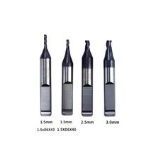 1.5/2.5/3.0mmxd6x4 0/43 levantar sólido carboneto end mill cortador para bianchi 994 cnc chave de corte copiar que faz a máquina define bocados de broca 2024 - compre barato