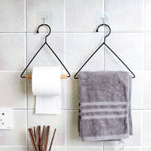 New Triangle Hanger Kitchen Storage Rack Towel Tissue Paper Roll Holder Organizer Dish Cloth Stand Shelf Bathroom Supplies 2024 - buy cheap