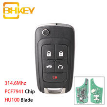 BHKEY OHT01060512 Car Remote Key for Chevrolet Cruze Equinox Malibu Camaro 2010-2016 Flip Car Key 5BUT PCF7941 Chip ID46 315MHz 2024 - buy cheap