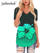 Jackherelook blusa harajuku feminina, estampada, hicus biscus, harajuku, roupa feminina, design rústico, camisetas de manga curta 2024 - compre barato