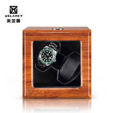 Caixa enroladora de relógio automática, modelo clássico, preto, capa preta para 2 relógios, com tomada us/uk/au/eu 2024 - compre barato