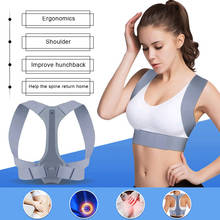 Corrector de postura para hombre y mujer, soporte de postura superior ajustable, para aliviar el dolor de hombros, cuello y espalda 2024 - compra barato