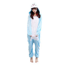 Pijamas de animales Kigurumi Unisex para adultos, mono de Anime, Doraemon, franela, dibujos animados, ropa de dormir cálida 2024 - compra barato