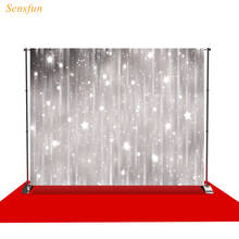 Levoo-cortina fotográfica, fundo de luz com flash para cortinas, celebração de festa, cenário de fotos, sessão de fotos, suporte personalizado 2024 - compre barato