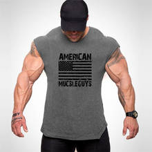 Brand Men's Cotton Singlets Muscle Clothes Workout Vest Fashion Tank Top Men Gym Sleeveless Shirt Bodybuilding Stringer Fitness 2024 - buy cheap