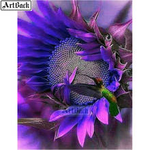 5d diamond painting hummingbird flowers full square diamond mosaic sticker diamond embroidery home decoration 2024 - buy cheap