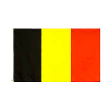 Decoración de la Bandera de Bélgica, colgante de 190x150cm, color negro, amarillo, rojo, BEL BE 2024 - compra barato