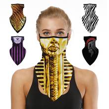 Brand Color Print Hanging Ear Triangle Scarf Half Face Scarves Women Men Balaclava Bandana Scarf Sunscreen Neckerchief Face Mask 2024 - buy cheap