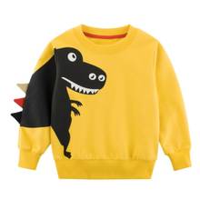 New Baby Boys Hoodies For Kids Sweatshirt Toddler Girls Cotton Dinosaur Cartoon Children Sweatshirts Autumn Spring Clothes Tops 2024 - buy cheap