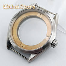 Corgeut 41mm silver case sapphire glass silver watch case fit ETA 2836,Miyota 8205 8215 821A Mingzhu DG 2813 3804 movement 2024 - buy cheap