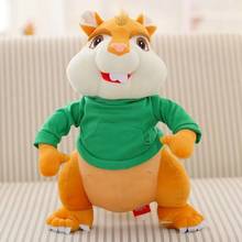 Alvin And The Chipmunks Plush Doll Anime Figure Chipmunks Theodore Stuffed Toys 36CM 2024 - buy cheap