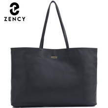 Zency 2021 inverno tote saco design exclusivo 100% couro genuíno grande bolsa diário casual feminina sacos de ombro bolsa shopper feminino 2024 - compre barato