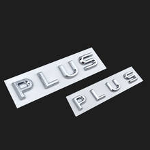 3D Letters Emblem PLUS for Golf Polo Magotan Tiguan Arteon Phaeton Touran Teramont Car Styling Middle Trunk Logo Badge Sticker 2024 - buy cheap