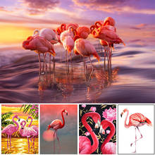 5D DIY Full Square/Round Diamond Painting Flamingo Cartoon Animal Embroidery Cross Stitch Kit Mosaic Home Decoration Handicraft 2024 - buy cheap