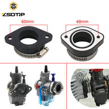 ZSDTRP Motorcycle Available Rubber Carburetor Adapter Inlet Intake Pipe fit PWK21 24 26 28 30 32 34 PE28/30 TM32/34 Carb 2024 - buy cheap