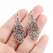 10 Uds. De conectores de pendientes, accesorios de joyería, 41x8mm 2024 - compra barato