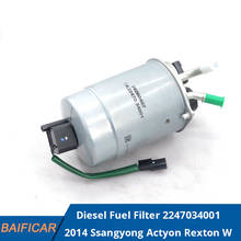 Baificar-filtro de combustível diesel, novo, genuíno, 2247034001, para 2014, ssangyong, actyon, rexton w, sevic 2.0t, korando c 2024 - compre barato