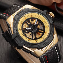 SHENHUA Retro Watches Men Mechanical Watches Fashion Skeleton Watches Men Wristwatches Leather Relogio Masculino montre homme 2024 - buy cheap