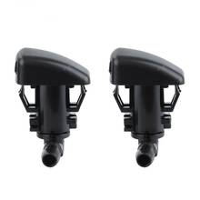 A Pair Car Windshield Wiper Jet Washer Nozzle Spray Accessories ABS Black For 2008-2012 Ford Fusion Milan Lincoln MKZ Dropshi 2024 - buy cheap
