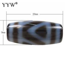 2020 High Quality Natural Tibetan Dzi Beads 20x9x3mm Mountain Tibetan Bead For Women Men Charm Jewelry Mountain 2024 - buy cheap