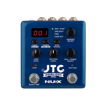 Nux-pedal de efeito de guitarra jtc pro, interruptor duplo, fechamento automático, 6 horas de gravação, tempo de gravação, 256 lembranças de trilha 2024 - compre barato